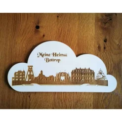 Holzbild als Traumwolke 