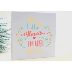 Holzbild mit Spruch | Aufsteller Wandbild | Kleines persönliches Geschenk | Wohnung Deko | Einzug, Umzug, Renovierung |