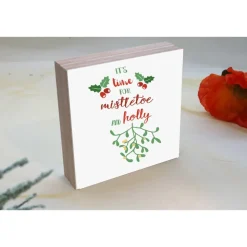 Holzbild mit Spruch | Aufsteller Wandbild | Kleines persönliches Geschenk | Wohnung Deko | Einzug, Umzug, Renovierung |