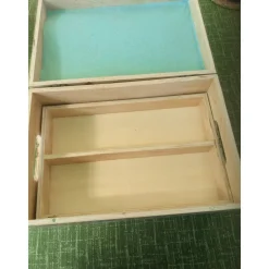 Holzbox für Spielsachen oder Malsachen