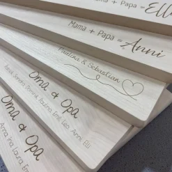 Holzbrettchen, Schneidebrettchen, mit Gravur