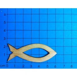 Holzfische offen 30mm - 80mm verschiedene Größen
