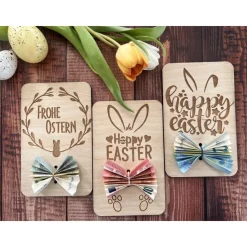 Holzgrußkarten Ostern, Geldgeschenk zu Ostern, Ostergeschenk
