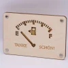 Holzkarte - Geschenkkarte Tanken - Spritgeld - Führerschein