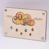 Holzkarte - Geschenkkarte Geldregen