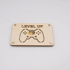 Holzkarte - Geschenkkarte -  Geldgeschenk Gaming