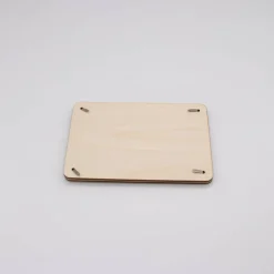 Holzkarte - Geschenkkarte -  Geldgeschenk NICHTS