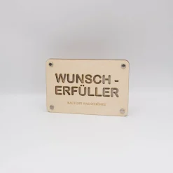 Holzkarte - Geschenkkarte -  Geldgeschenk Wunscherfüller