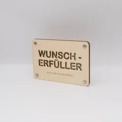 Holzkarte - Geschenkkarte -  Geldgeschenk Wunscherfüller