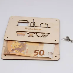 Holzkarte - Geschenkkarte Krankenschwester - Arzt - Doktor