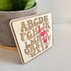 Holz-Karte ABC - Valentinstag - Liebe - ich liebe dich