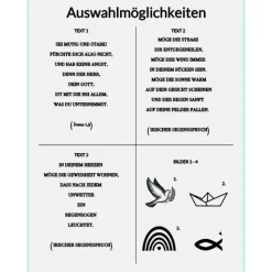 Holzkreuz zur Taufe, Kommunion, Firmung, Konfirmation, Taufkreuz