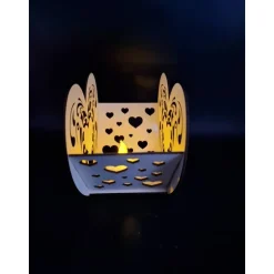 Holzlicht • Sternenkindandenken • Trauergeschenk • Hochzeitsgeschenk • Hochzeitslicht • Deko