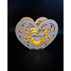 Holzlicht • Sternenkindandenken • Trauergeschenk • Hochzeitsgeschenk • Hochzeitslicht • Deko