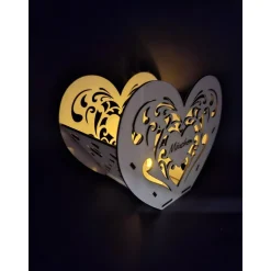 Holzlicht • Sternenkindandenken • Trauergeschenk • Hochzeitsgeschenk • Hochzeitslicht • Deko