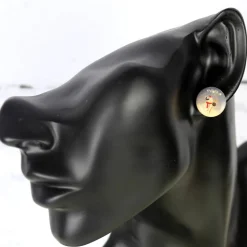 Holzohrstecker Schneemann • Ohrringe | Ohrschmuck | Weihnachten