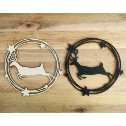 Holzring Rentier, natur