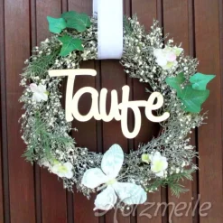 Holz-Schriftzug Taufe