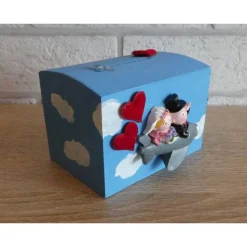 Holzspardose - Hochzeit - Flitterwochen