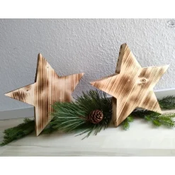 Holzsterne / Weihnachtssterne / Dekosterne