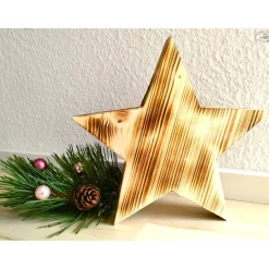Holzsterne / Weihnachtssterne / Dekosterne