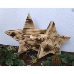 Holzsterne / Weihnachtssterne / Dekosterne