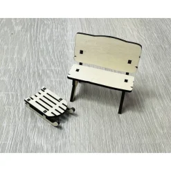 Holz-Wichteltür-Set – Magisches Weihnachtsdekor