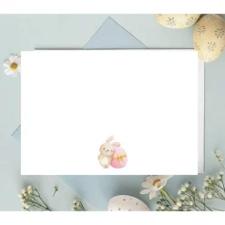 Hoppy hoppy Easter to you Karte, Happy Easter Karte, Osterhasen Grußkarte, Osterkarte mit Umschlag