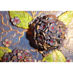 HORTENSIA Collage Mixed Media Malerei Geschenkidee Wanddekoration Handgefertigtes Unikat Blumenbild Muttertagsgeschenk