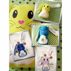 Häschen mit Ohrenstickerei