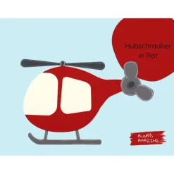 Hubschrauber Einladungskarte Bastelset | Bastelset Kinder | Einladungskarte Kindergeburtstag | Bastelsets | Helikopter