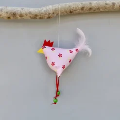 Huhn, Osterdeko, 1 St. Stoffhuhn, Oster-Hühnchen