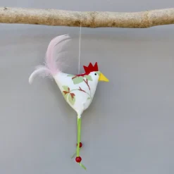 Huhn, Osterdeko, 1 St. Stoffhuhn, Oster-Hühnchen