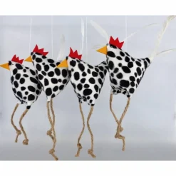 Huhn, Osterdeko, Deko Kuh-Dalmatiner-Henne