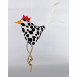 Huhn, Osterdeko, Deko Kuh-Dalmatiner-Henne