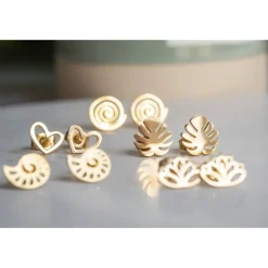 Ichtys | Fisch Ohrstecker | Ohrringe | mini Ohrstecker gold | Geschenk Freundin | Edelstahl Ohrstecker | nickelfrei