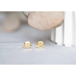 Ichtys | Fisch Ohrstecker | Ohrringe | mini Ohrstecker gold | Geschenk Freundin | Edelstahl Ohrstecker | nickelfrei