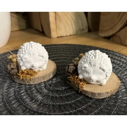 Igel Holzscheibe Tischdeko Herbst Herbstdekoration Herbsdeko Wohndeko Geschenk Geschenkidee Mitbringsel Gastgeschenk