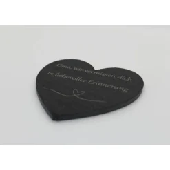 In liebevoller Erinnerung Schieferherz