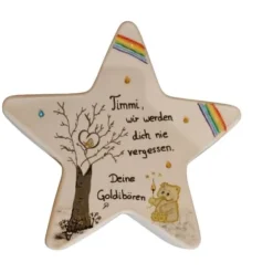 In unseren Herzen lebst du weiter - Goldbärchen als ewige Erinnerung