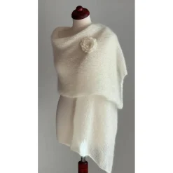 In vielen Farben!Braut Stola,Hochzeit,Sahne creme,Tuch,Braut Umhang!Mohair, Seide!
