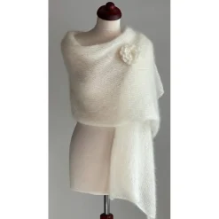 In vielen Farben!Braut Stola,Hochzeit,Sahne creme,Tuch,Braut Umhang!Mohair, Seide!