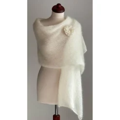 In vielen Farben!Braut Stola,Hochzeit,Sahne creme,Tuch,Braut Umhang!Mohair, Seide!