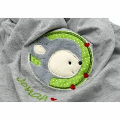 Individuelle Babydecke Reh Rehlein Rehkitz  mit gestickem Wunschnamen - Kindergarten - Wunschdecke - Schmusedecke m