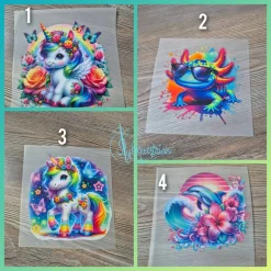 Individuelle Kindergartentasche aus Baumwolle – Personalisierte Lesetasche für Kinder in Wunschfarbe