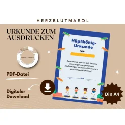 Individuelle Urkunden als Mitgebsel für Kindergeburtstag in der Trampolinhalle - Trampolin