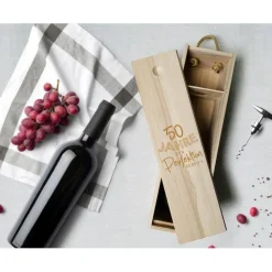 Individuelle Weinbox mit Gravur | Geschenkidee zum Geburtstag