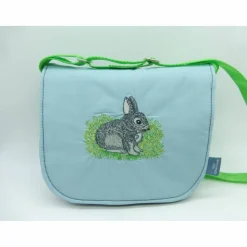 Jeanstasche, KiGa-Tasche,  Hase,  Kaninchen, Unikat hessmade