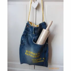 Jeanstasche woman's defender 2 Jeansupcycling Unikat hessmade