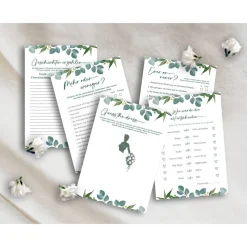 JGA Spiele für Frauen | 10 lustige Partyspiele | Spiele-Set für Junggesellinnenabschied, Brautparty oder Hochzeit